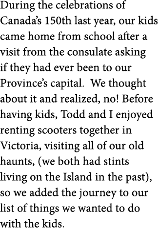 During the celebrations of Canada s 150th last year  our kids came home from school after a visit from the consulate    