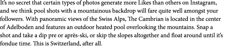 It s no secret that certain types of photos generate more Likes than others on Instagram  and we think pool shots wit   