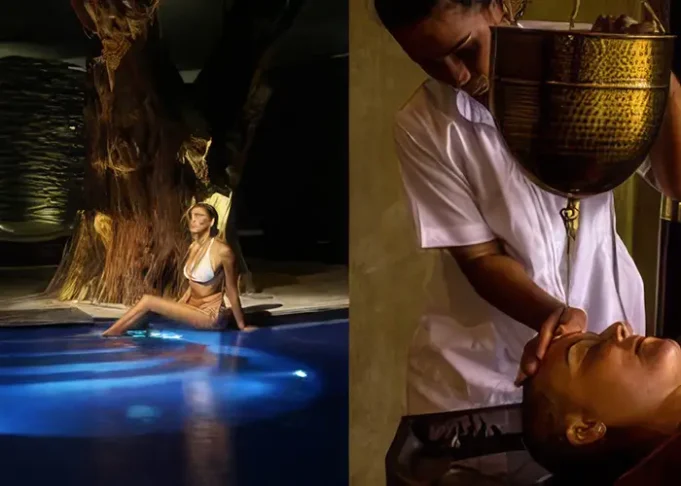 people getting spa treatments
