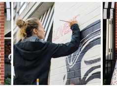 New exterior art installation at the OPUS Hotel “LOVE ME” by artist Cathy High OPUS Hotel unveils artist Cathy High