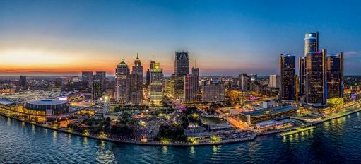 New Developments in Detroit Detroit at night_Vito Palmisano