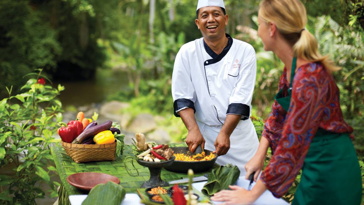 BALI'S FIRST CUSTOM-DESIGNED RIVERSIDE COOKING SCHOOL ...