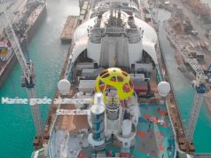 Independence of the Seas Sky Pad Installation