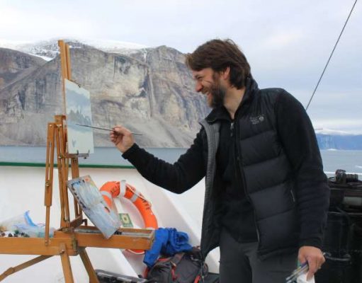 Interactive Onboard Art Programme in Canadian Arctic