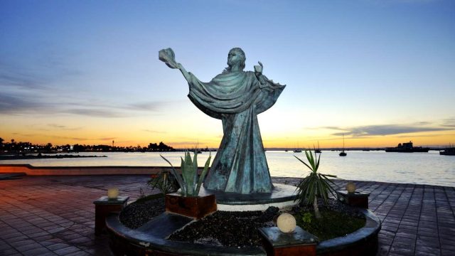 Cristo del Caracol at Malecon of La Paz La Paz Mexico