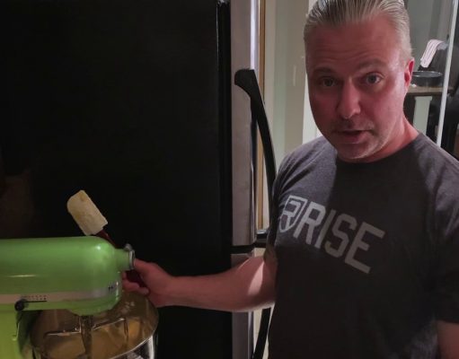 Rhubarb Custard Cake with Fairmont Hotel Vancouver’s Executive Chef, Dennis Peckham