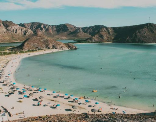 LA PAZ, MEXICO, FURTHERS THE OPENING OF BEACHES AND ACTIVITIES WITH LIMITED CAPACITY Playa Balandra, La Paz, Mexico