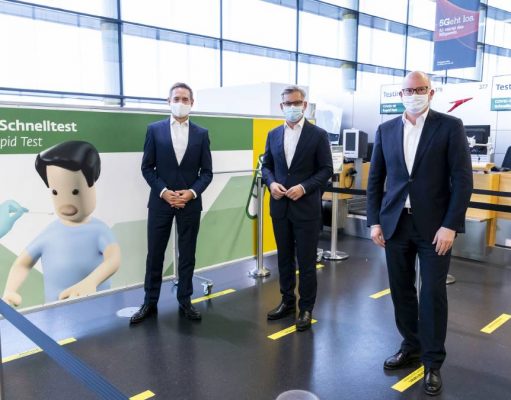 Austrian Airlines and Vienna Airport Launch Trial for Rapid Covid-19 Antigen Tests