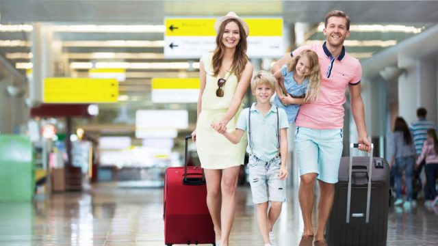 family travelling