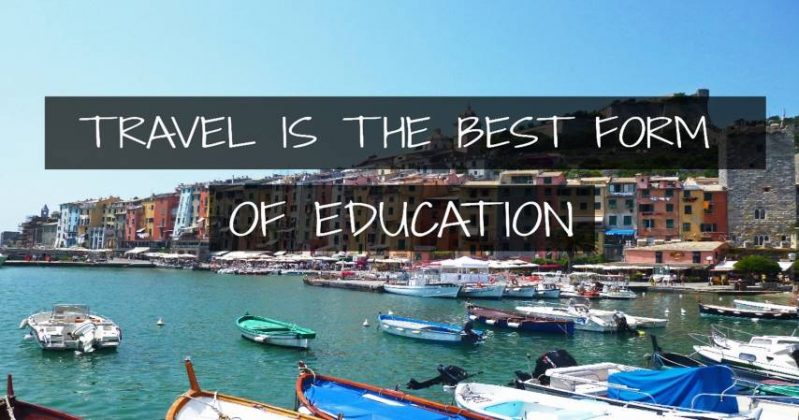 travel is education