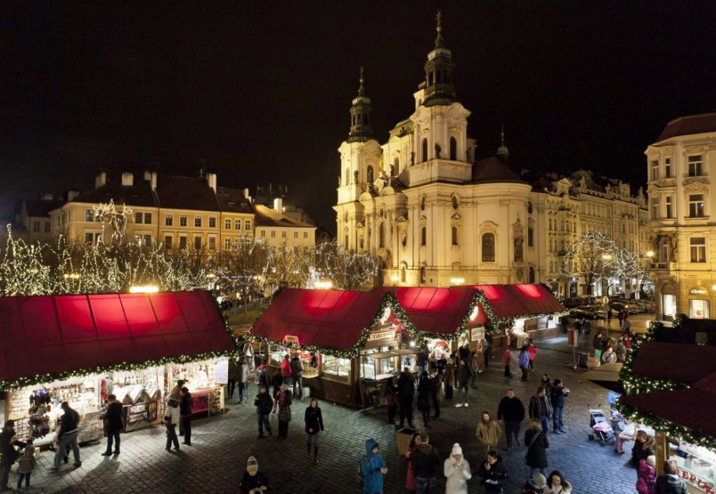 Christmas market in Old Town Square