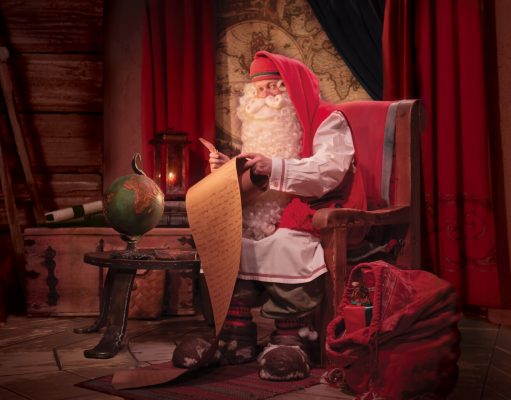 A Santa Video Call from the Arctic Circle santa