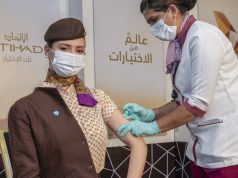ETIHAD AIRWAYS 100% OF CREW ON BOARD VACCINATED Etihad Cabin Crew