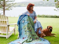 WRAP YOURSELF UP IN IRELAND – MAP OF IRELAND THROW BLANKET Loominations Throw Blankets