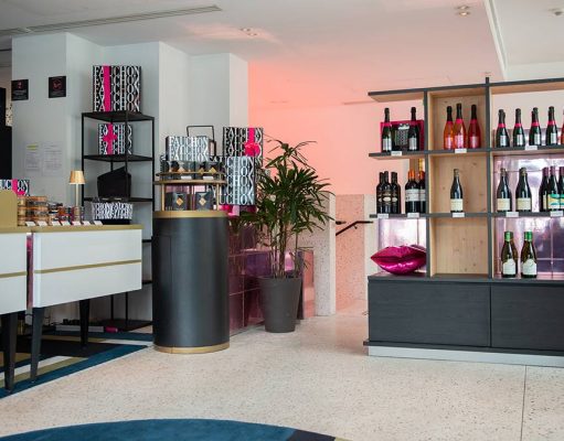 Fauchon l’hotel Paris – converts bedrooms to private dining spaces • Grand Cafe Fauchon boutique