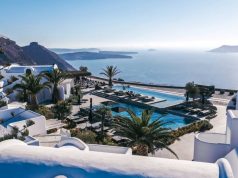 Discover the Ultimate in Greek Luxury with This New Boutique Hotel Group OMMA Santorini pool