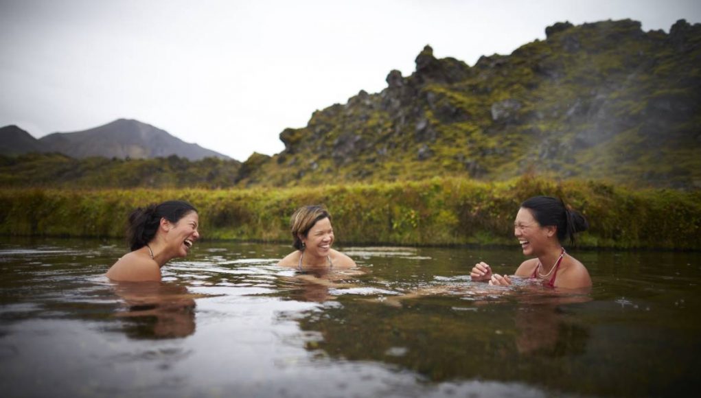 thermal pool in Iceland