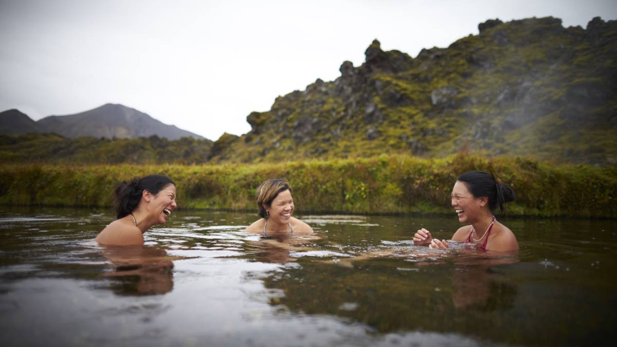 thermal pool in Iceland