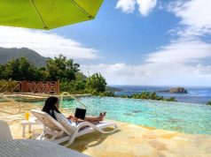 Dominica Launches Work in Nature Extended Stay Visa For Canadians girl working remotely for Dominica