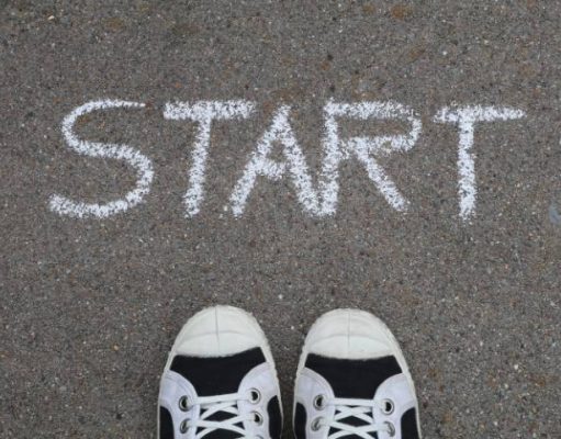 How to go from Quarantine Couch Potato to in Shape again starting line