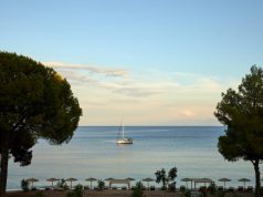 Greece Travel Inspiration – ELIVI SKIATHOS view from the Ambelakia beach bar