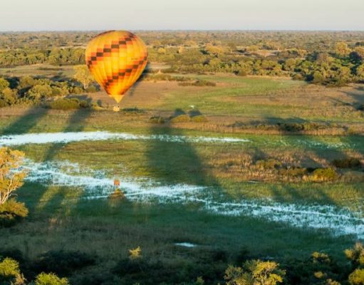 Hot Air Ballooning Season Begins in Africa hot air ballon over Africa