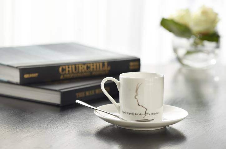 coffe cup form the Hyatt Regency London - The Churchill London