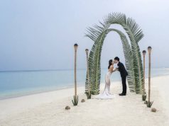 Bawah Reserve Indonesia for Weddings or Vow Renewal couple getting married on a beach
