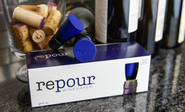 repour stopper for wine bottles