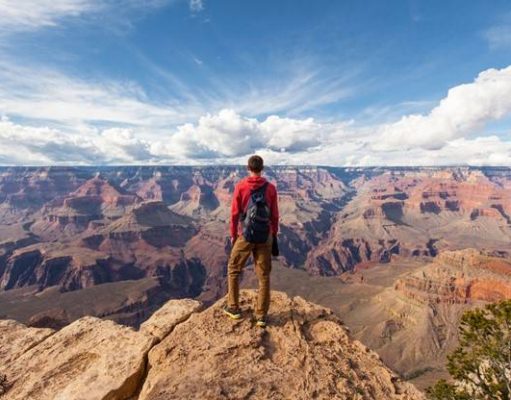 3 Bucket List Trips for Every Travel Guru man standing looking over the Grand Canyon