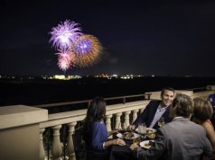 Fireworks Light Up the Night Sky in Orlando Once Again dinning in Orlando watching fireworks