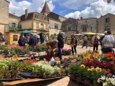Ridley Scott’s film “The Last Duel” shot in the beautiful Monpazier, France Monpazier Flower Market, Dordogne France