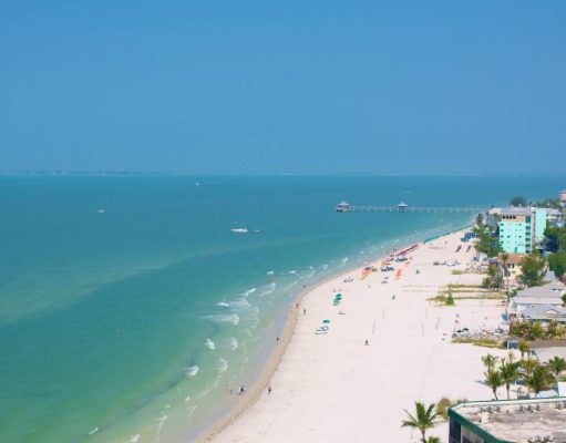 What’s new from The Beaches of Fort Myers & Sanibel Aerial shot of Fort Myers beach