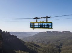 5 Family Road Trips from Sydney The Scenic Skyway cabin passes over the Jamison Valley