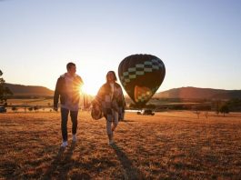hot air balloons in Hunter Valley NSW