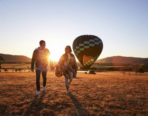 Another View of the Hunter Valley hot air balloons in Hunter Valley NSW