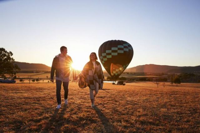 hot air balloons in Hunter Valley NSW