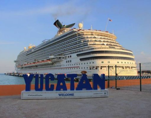 Carnival Breeze arrives in State of Yucatan’s Puerto Progreso