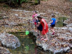 9 Kids’ Favorites in Clarksville, Tennessee kids playing near a stream