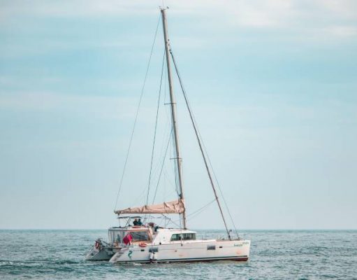 A Guide to Your First Long Distance Catamaran Trip sailing a catamaran
