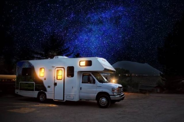 living and travelling in an RV