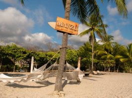 Nantipa resort beach hamocks