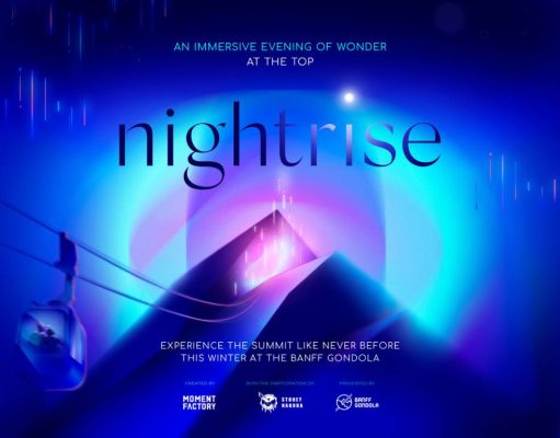 Pursuit unveils Nightrise, an immersive experience at the Banff Gondola