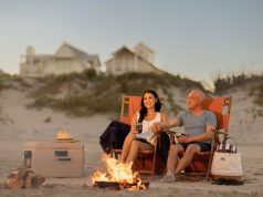 Warm Up With Winter Weekends at Cinnamon Shore couple on the beach at Cinnamon Shore