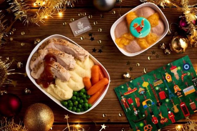 Emirates Christmas Menu