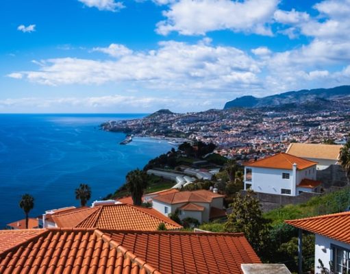 Direct Flight from New York City to Funchal, Madeira, Portugal Funchal Bay, Portugal