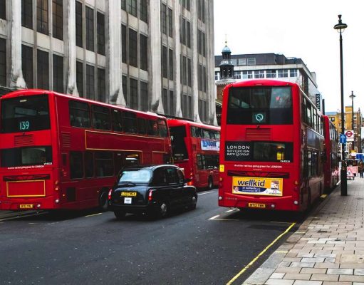 3 Unwritten Rules To Remember While Visiting the UK double decker buses in London, England