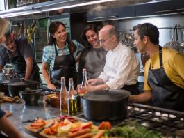 cooking class on Avalon Waterways cruise