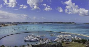 Sailing & Yachting in St. Martin View of Marina Fort Louis