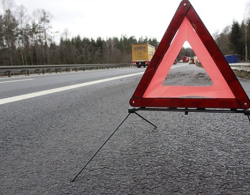 4 Ways to Stay Safe When Your Car Breaks Down Warning Triangle Accident Highway